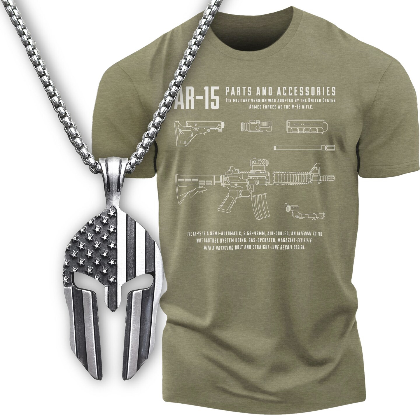 Gift Set for Men Funny Workout Gym T-Shirt with Spartan Warrior