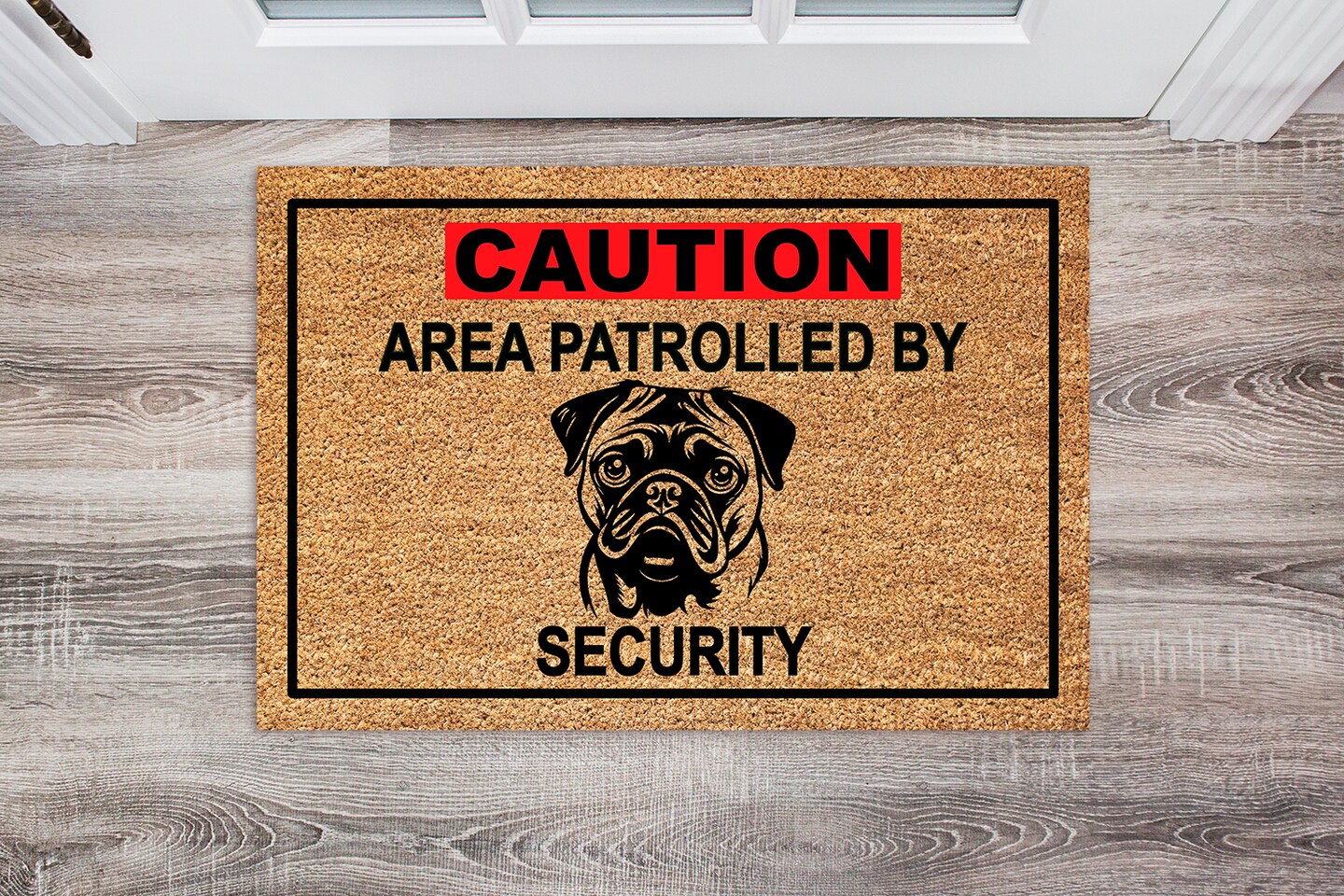 Pug doormat best sale