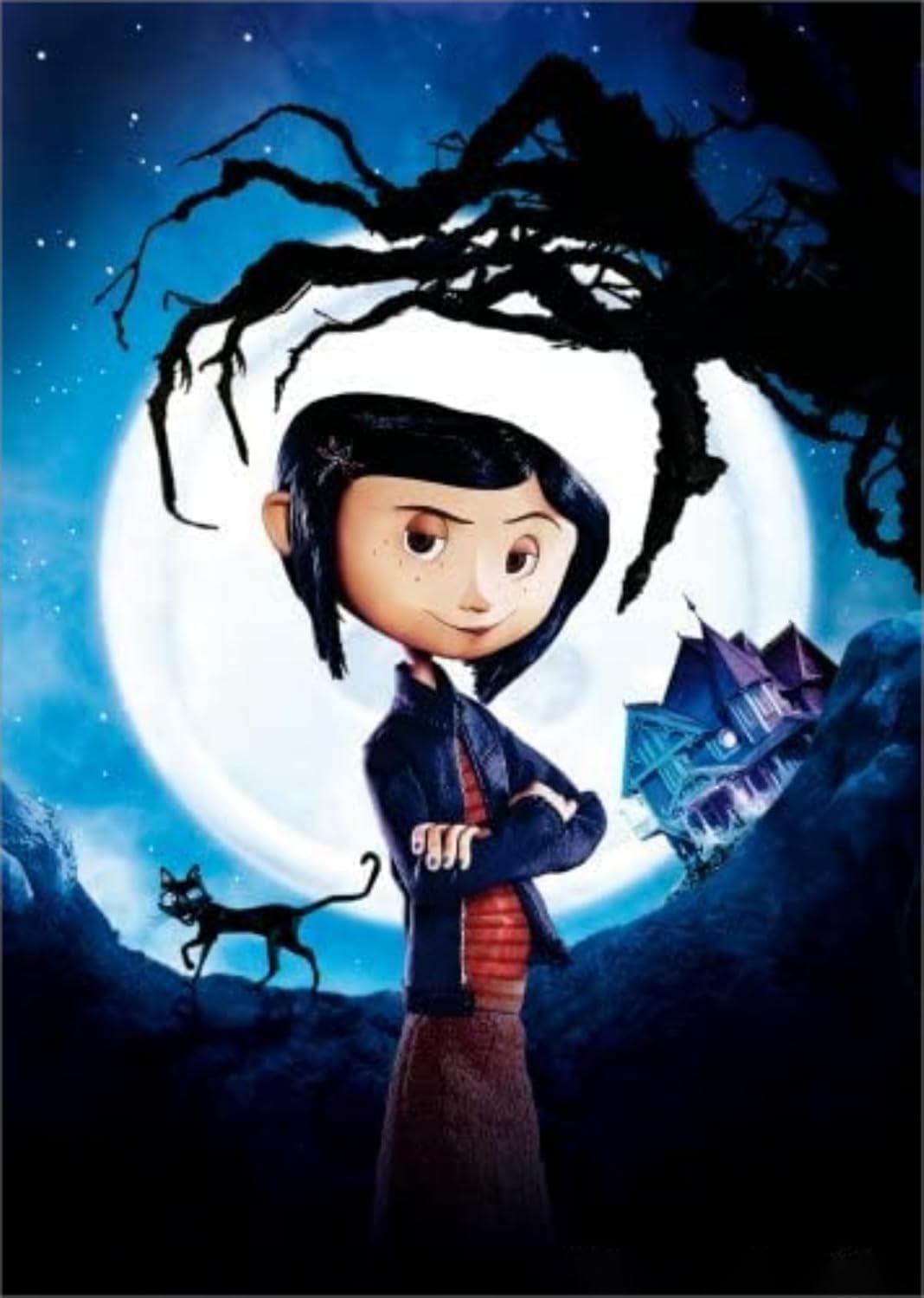 5D Coraline Diamond Art Kits Diamond Art for Adults Cross Stitch Kit for Wall Art 12 x 16 Inch