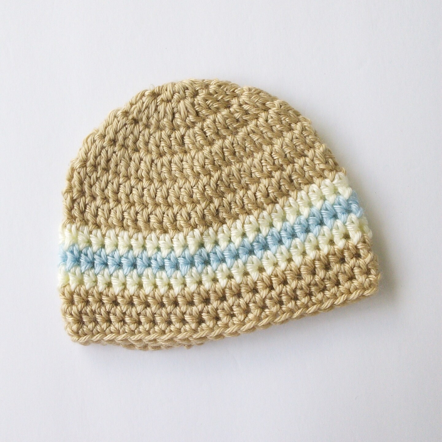 Crochet Newborn Baby Boy Beanie, Toddler Hat for Boy, Newborn to
