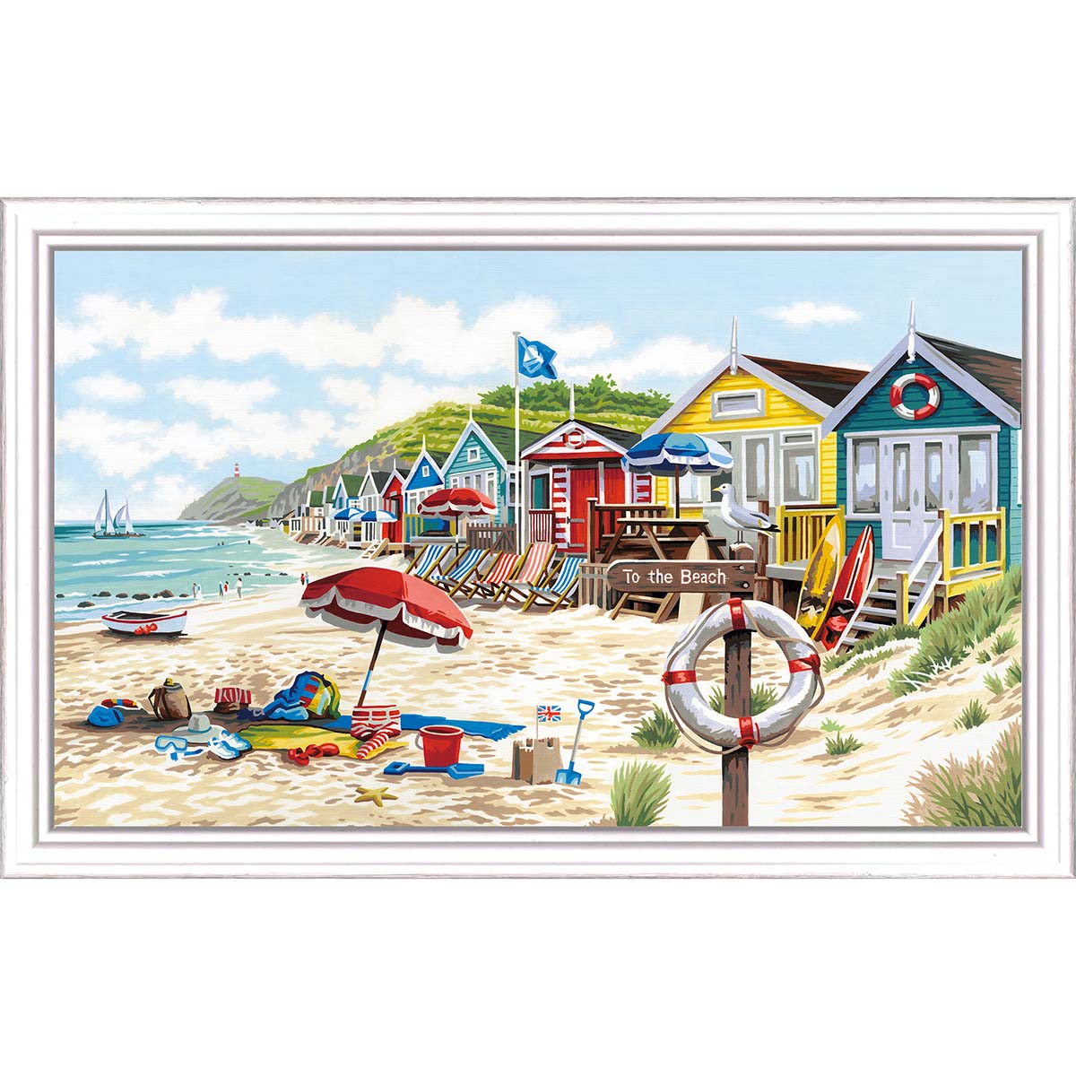 Paintworks  To the Beach Paint by Number Kit