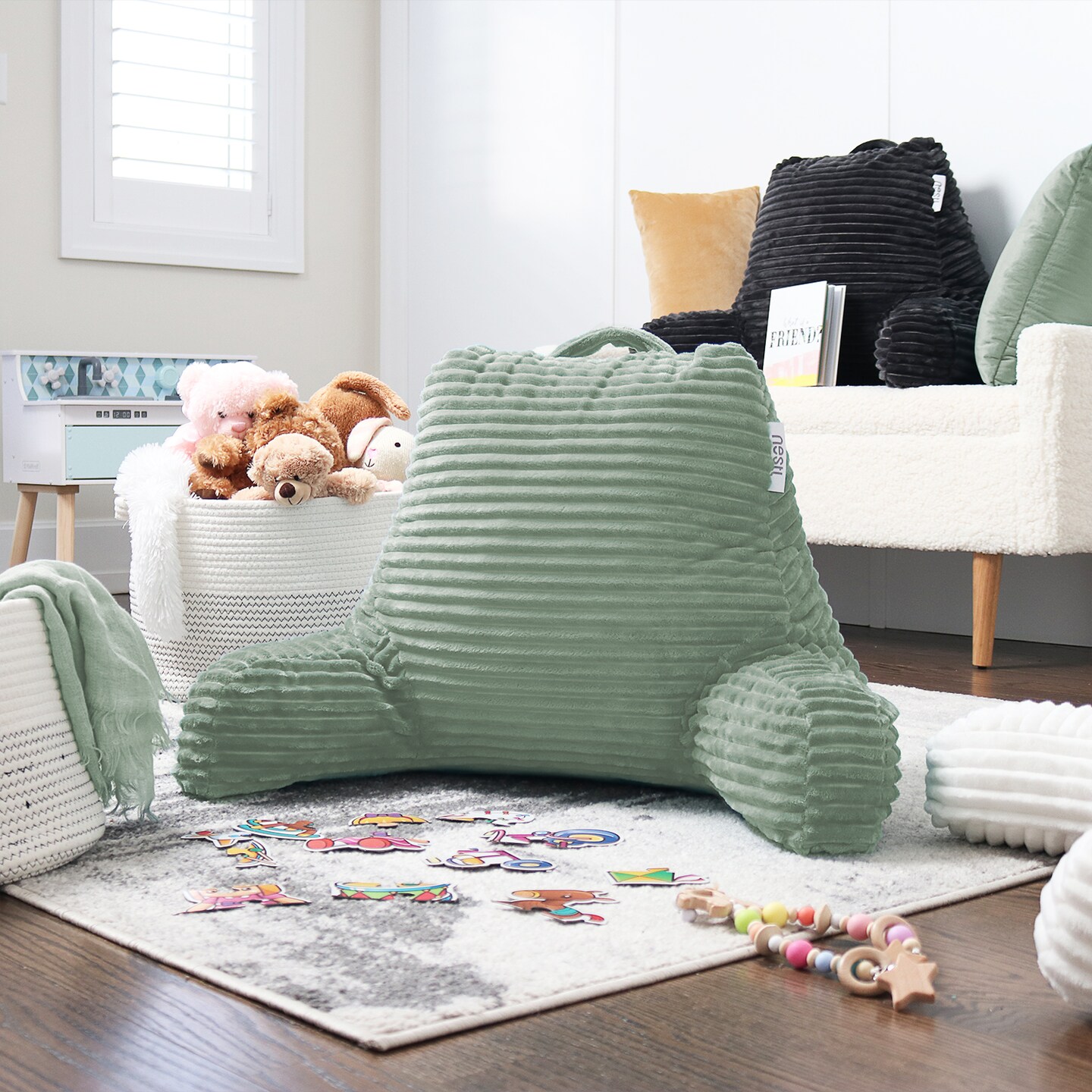 Nestl Cut Plush Reading Pillow