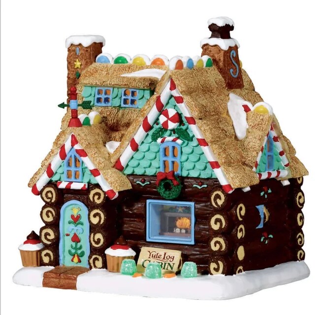 Lemax Yule Log Cabin (Sugar n Spice)