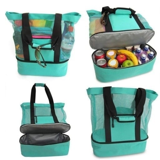 Beach Tote Insulated Cooler Bag