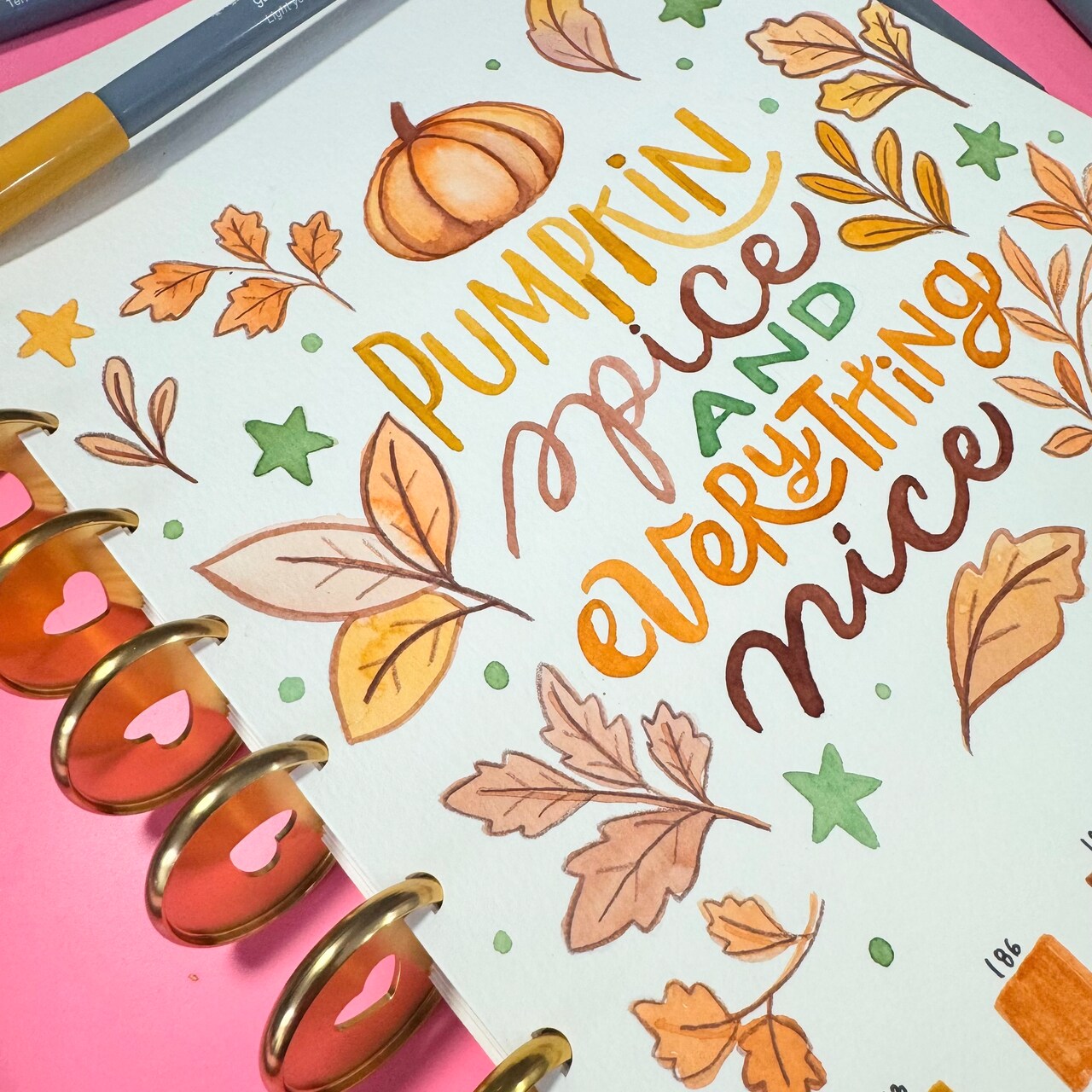 Intricate Fall Lettering Project with Faber-Castell | Classes | Michaels