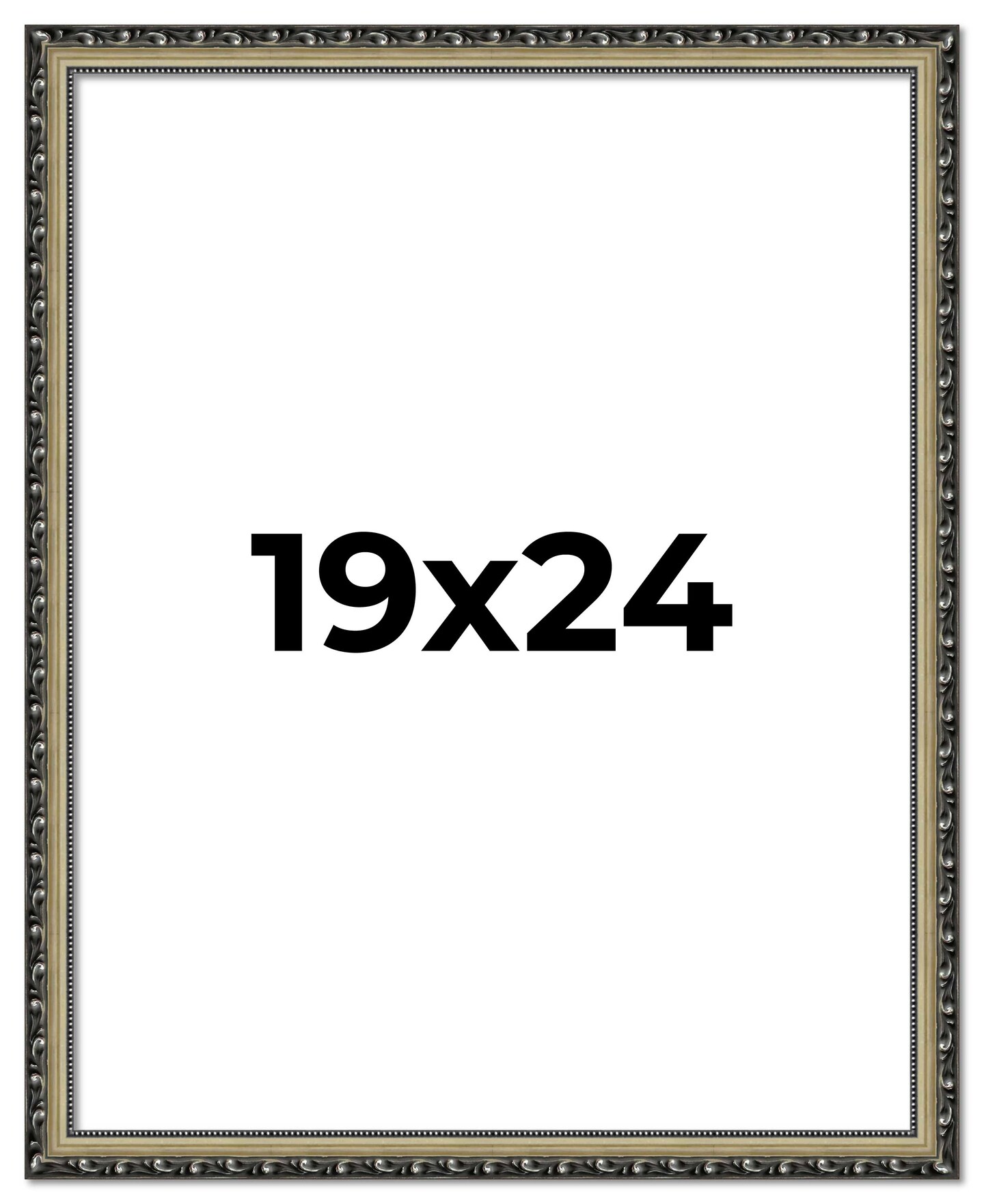 19x24 Museum-Quality Picture Frame with UV-Resistant Acrylic &#x26; Acid-Free Backing, Available in 4 Finishes - Gold, Silver, Bronze, and Black