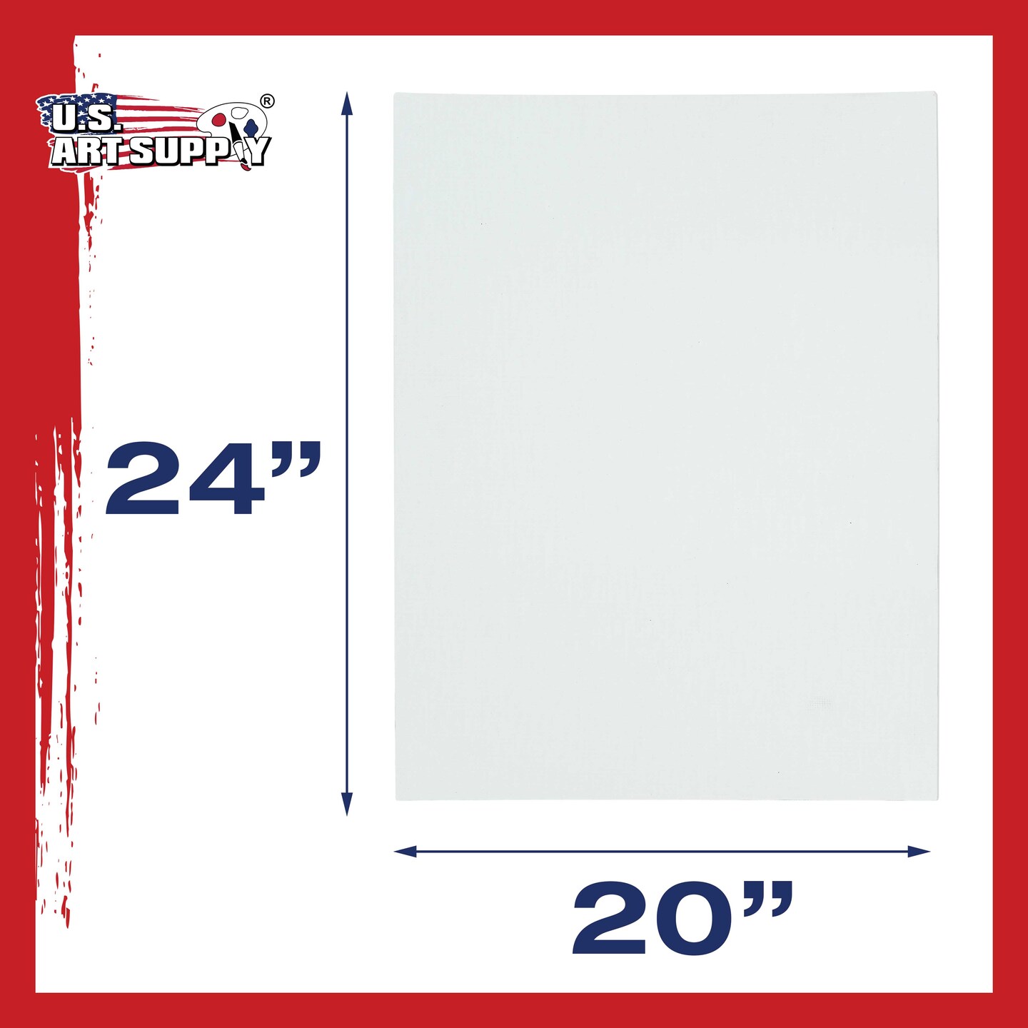 20&#x22; x 24&#x22; Professional Artist Quality Acid Free Canvas Panel Boards for Painting 12-Pack