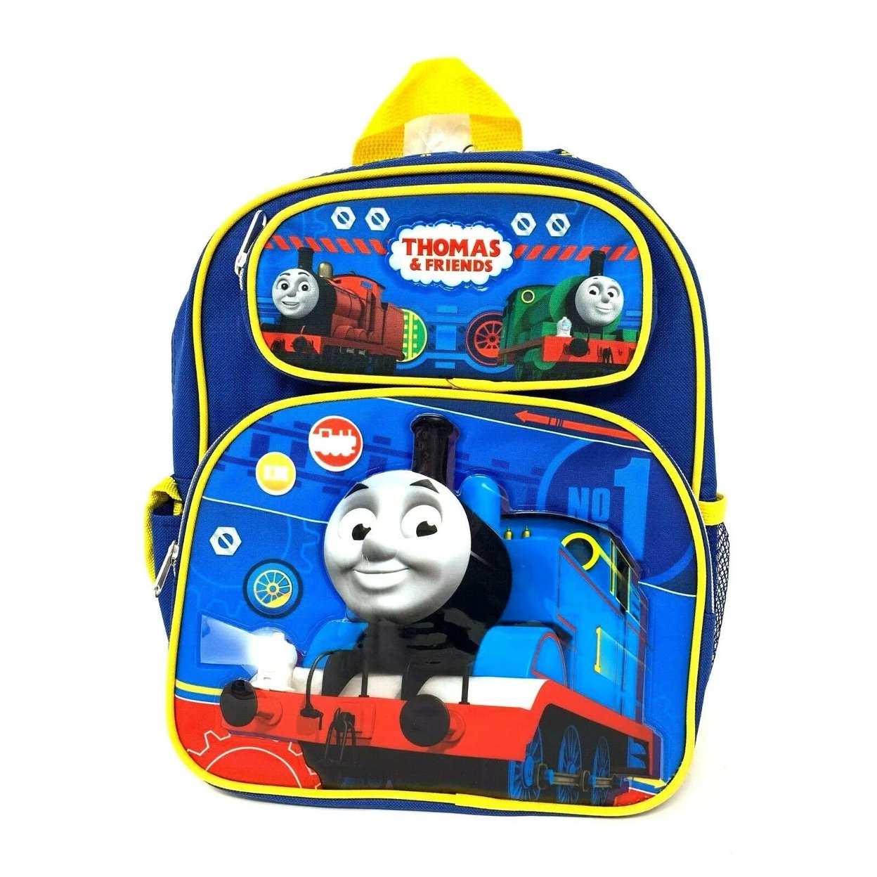 Thomas And Friends 12 Inch Backpack Kids Blue School Bag Travel Toy Storage