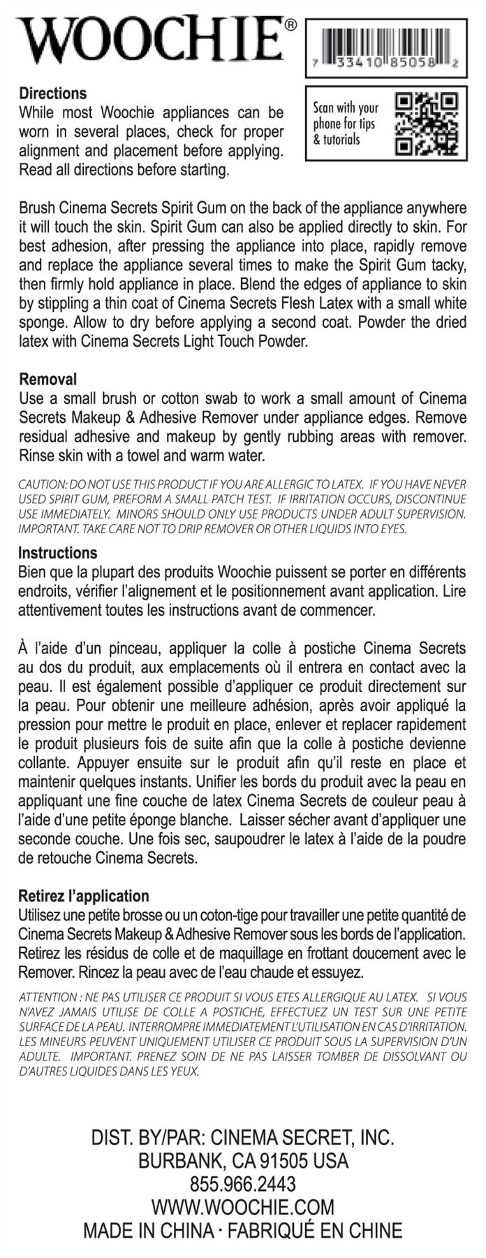 Woochie Large Elf Space Ear Tips Latex Prosthetics