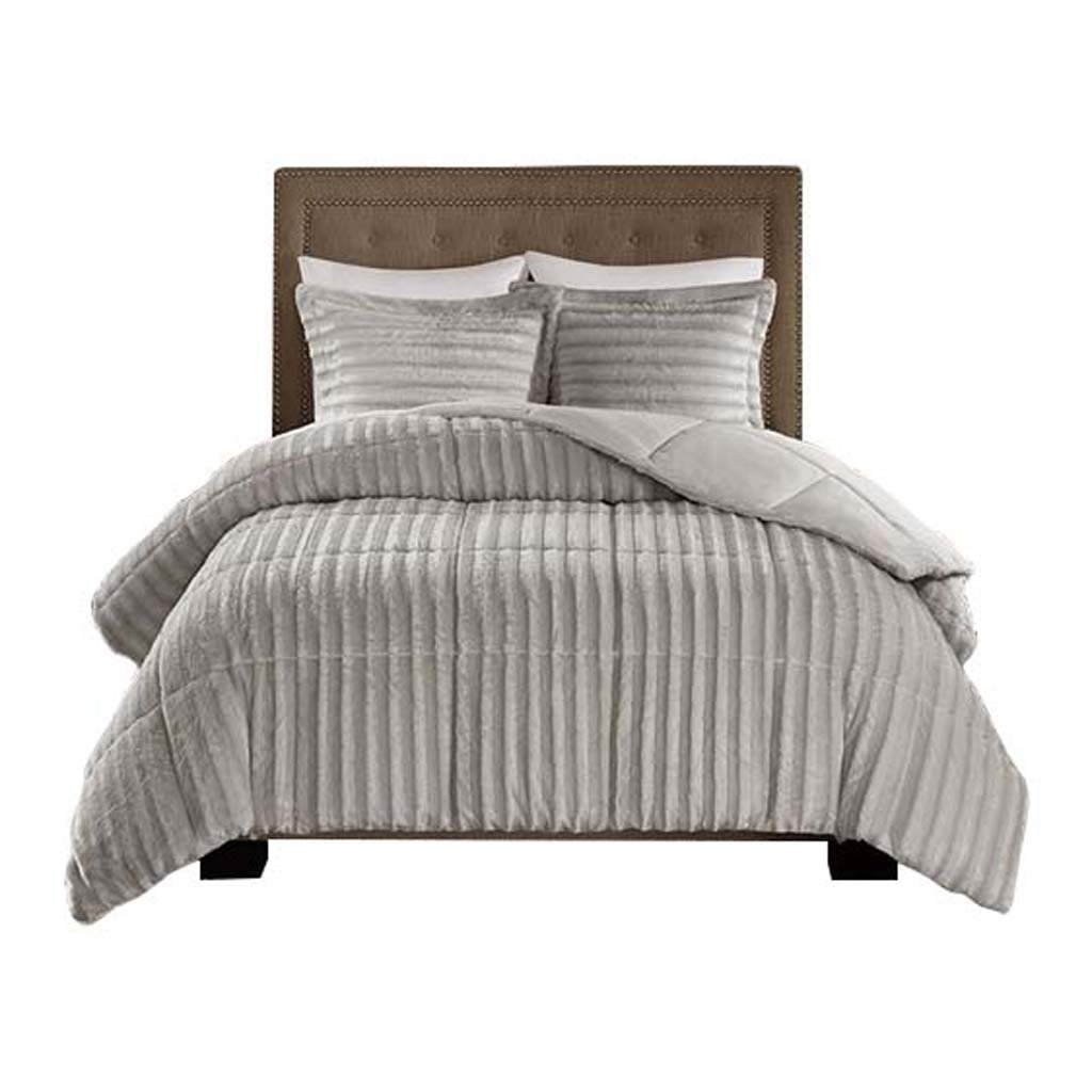 Gracie Mills Wilfred Faux Faux Comforter Set - Grace-7085