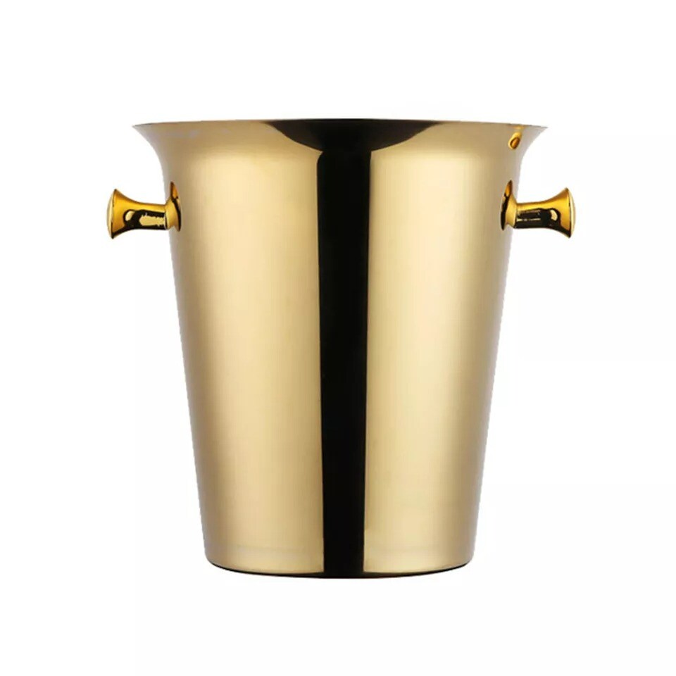 Champagne & Wine Bucket with Stand Stainless Steel Ice Bucket - Bar/Restaurant