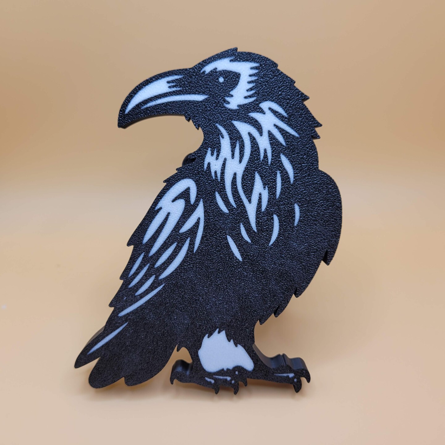 Raven Trailer Hitch Cover.  Fits 2 inch Receiver. Over 120 Color combinations. Made in the USA! 3D printed. - image8