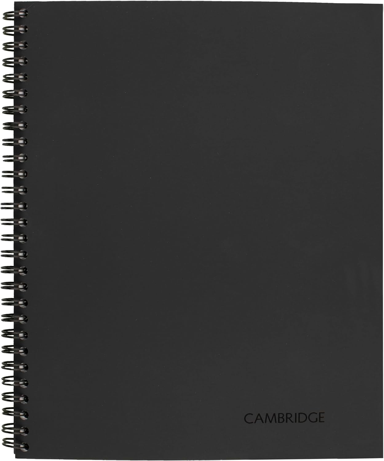 Notebook, Business Notebook, 8-1/4&#x22; X 11&#x22;, 80 Sheets, Legal Ruled, Flexible Cover, Wirebound, Gray (06062)