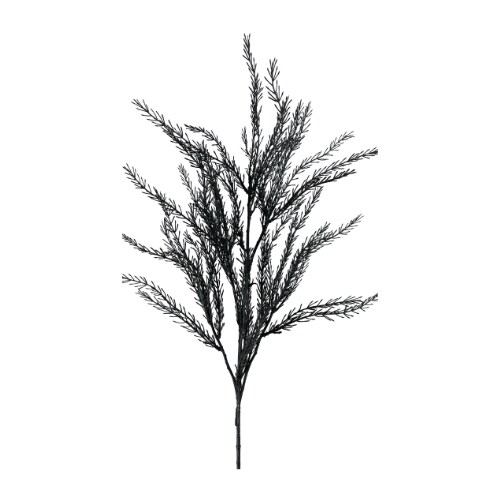 32&#x22; Black Plastic Filler Spray | Gothic Floral Accent | Halloween &#x26; Holiday Decor -57104BK