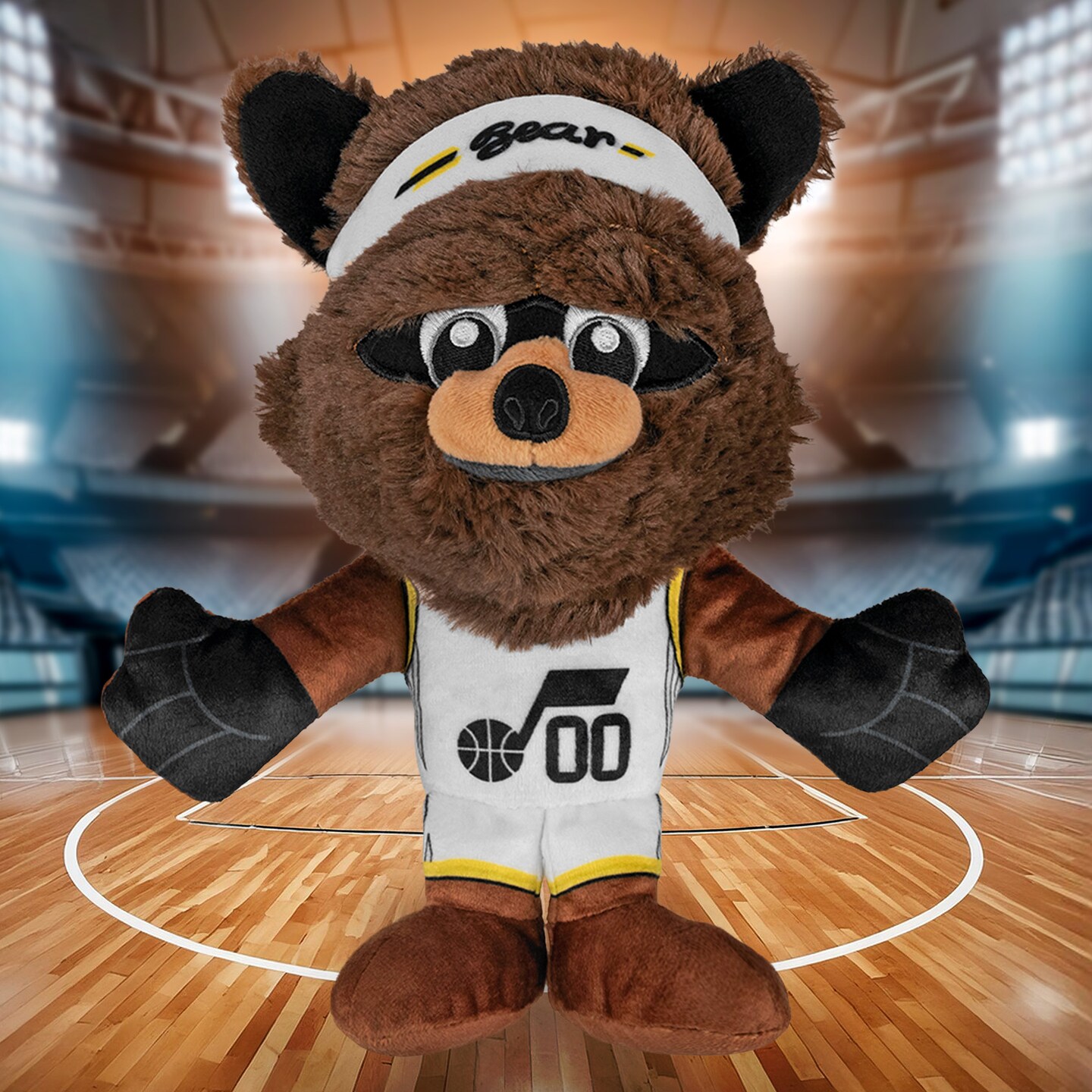 Bleacher Creatures Utah Jazz "Jazz Bear" 8" Mascot Kuricha Plush (Association Uniform)