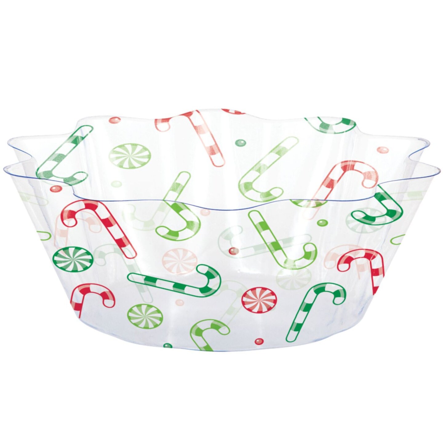 Party Central Christmas Candy Fluted Bowl - 8&#x22; - Club Pack of 12