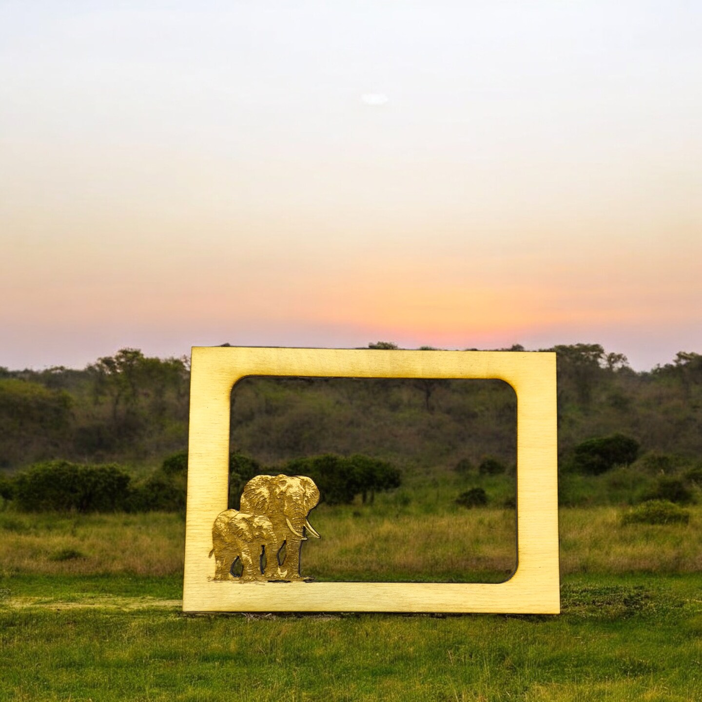 Elephant Photo frame insert (FRAME NOT INCLUDED)