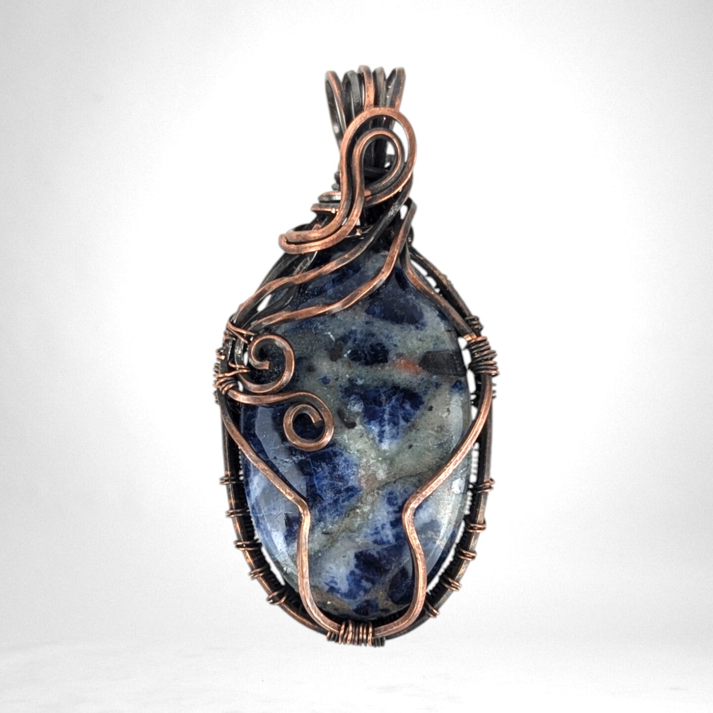 Sodalite Gemstone Copper Wire Wrapped Pendant Copper Jewellery Sodalite Jewelry, Handmade Pendant Sodalite Gemstone hotsell Gift For Her Gift Mother