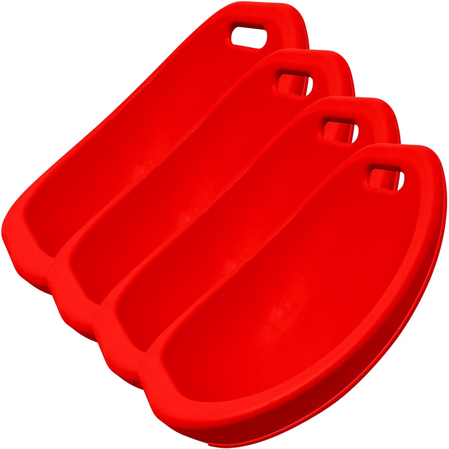 Scoop Rocker, 21&#x22;, Red, 4-Pack