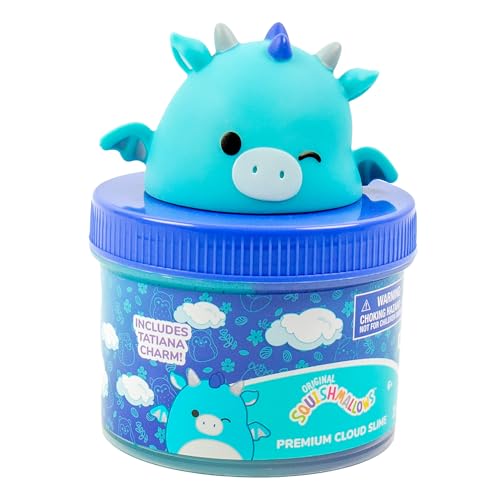 Original Tatiana The Dragon Premium Scented Slime, 8 oz. Smooth Slime, Blue Raspberry Scented, 3 Fun Slime Add Ins, Pre-Made Slime for Kids, Great 6 Year Old Toys, Super Soft Sludge Toy