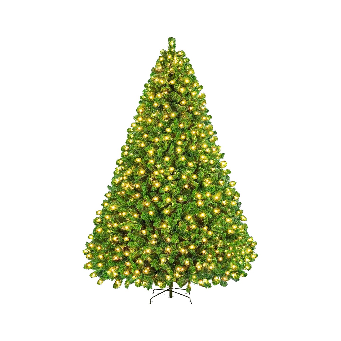 Yaheetech Pre lit Snow Flocked Artificial Christmas Tree