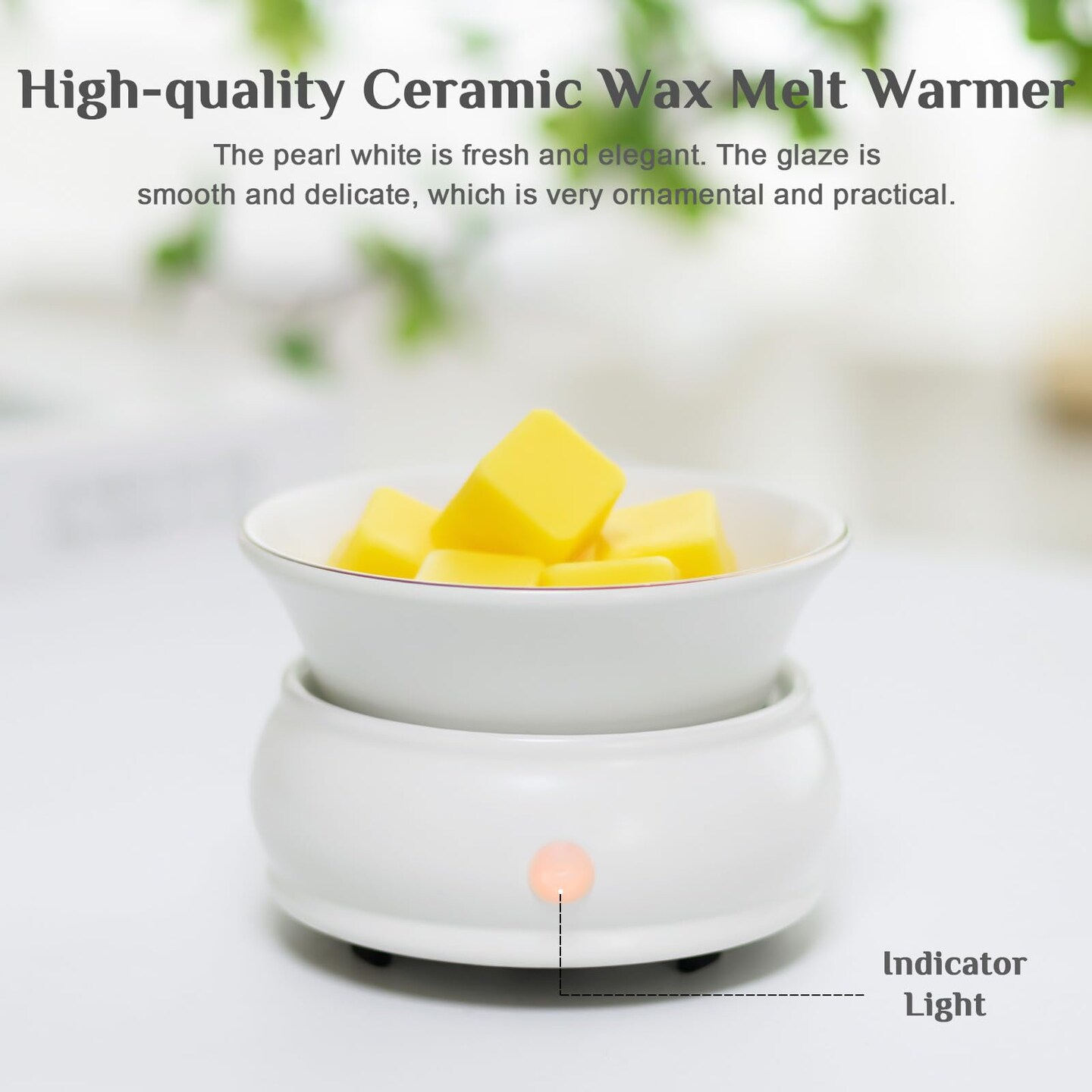 Wax Melt Warmer Burner Electric Scented Candle Wax Warmer, 4-in-1 Scented Wax Fragrance Melter for Home Office Bedroom Living Room Decor