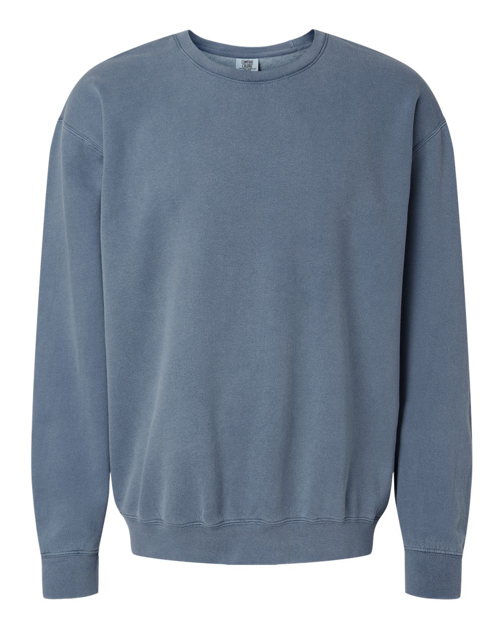 Comfort Colors&#xAE; Garment-Dyed Lightweight Fleece Crewneck Long Sleeve Sweatshirt