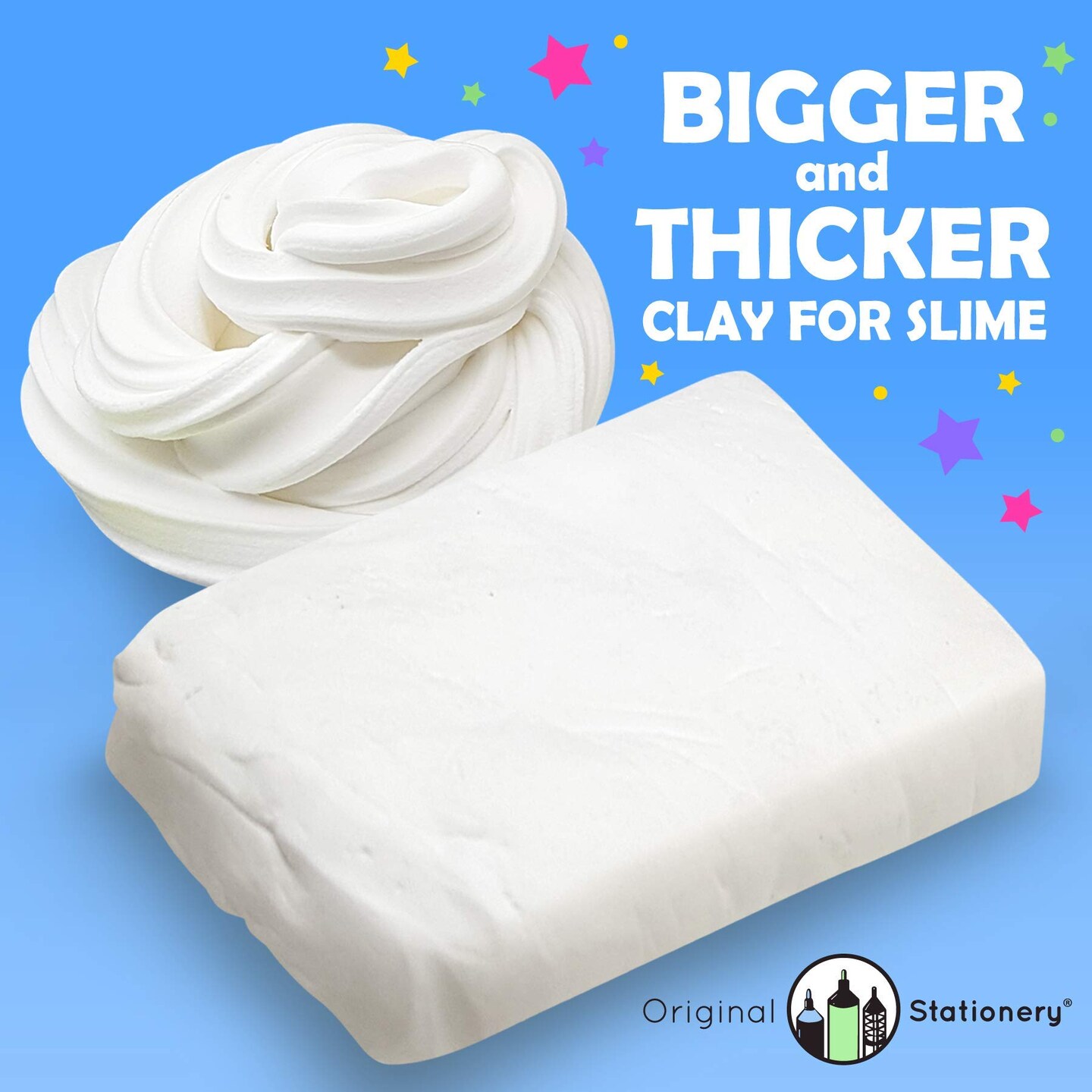 Soft Clay for Slime Making, Moldable Modeling Clay Slime for Art &#x26; Craft for Kids, Add to Glue and Shaving Foam to Make Butter Slime- 230 g/ 8.1 oz