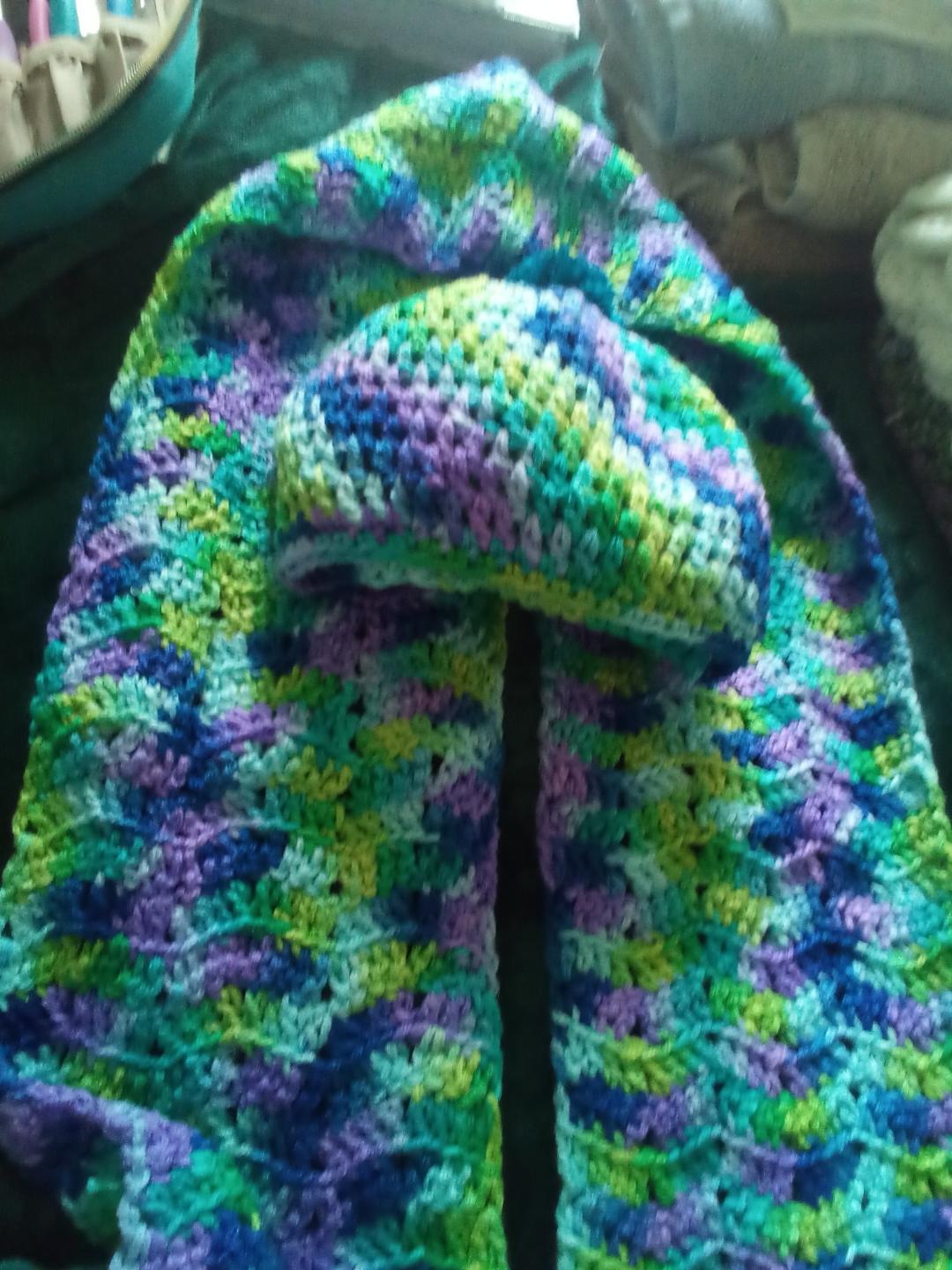 Factory Unforgetable yarn Hat and Scarf set