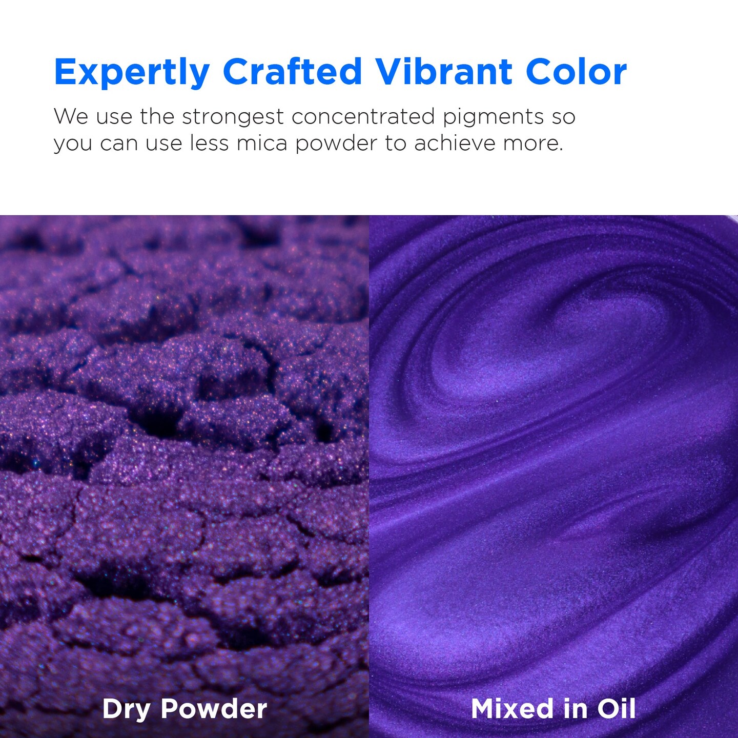 Rolio - 1 Jar Mica Powder (Viola) - 50g / 1.8 oz