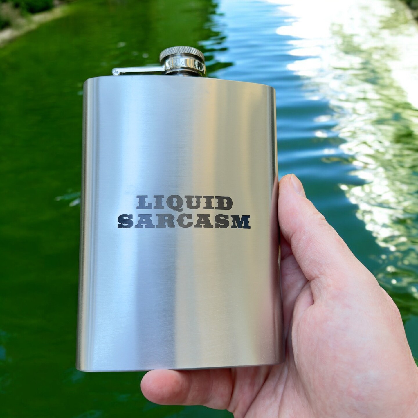 8oz Liquid Sarcasm Stainless Flask 8oz Liquid Sarcasm Stainless Flask