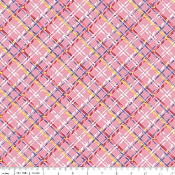 Plaid in Pink (c16651-pink) | Simple Pleasures | American Jane | Riley ...