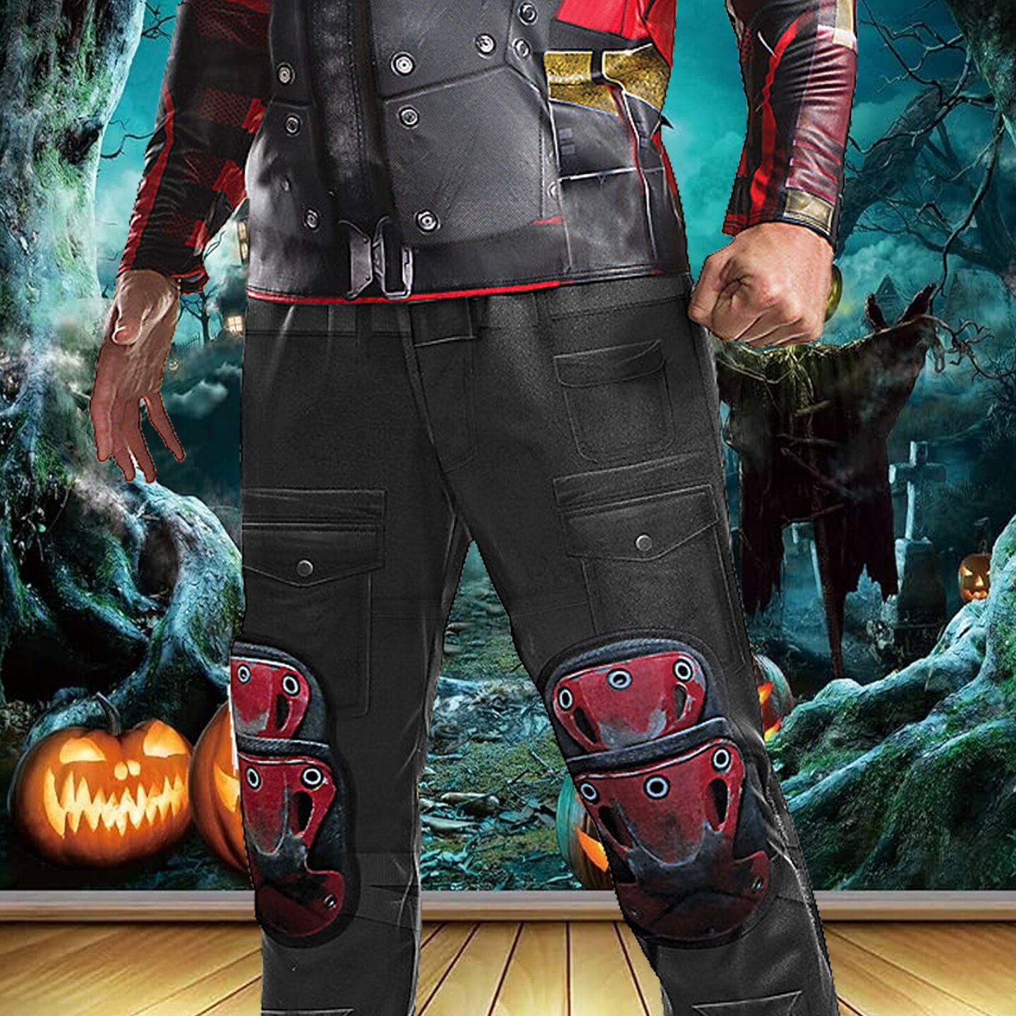 Suicide Squad Deadshot Costume with Mask and Padded Tactical Gear