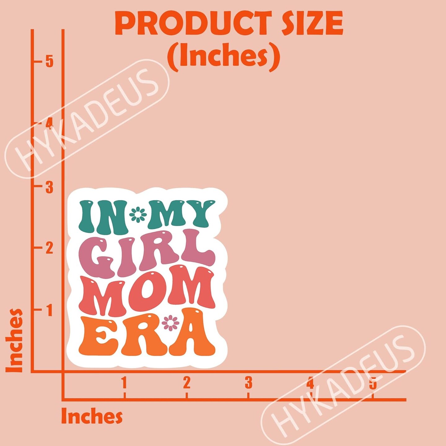 (3Pcs) in My Girl Mom Era Sticker Girl Mom Sticker Girl Mom Decals Mom Stickers, Waterproof Vinyl Decals for Water Bottle, Book, Tumbler, Cup, Laptop, Gifts for Mom Mama Mother&#x27;s Day, Size 3&#x22; x 2.6&#x22;