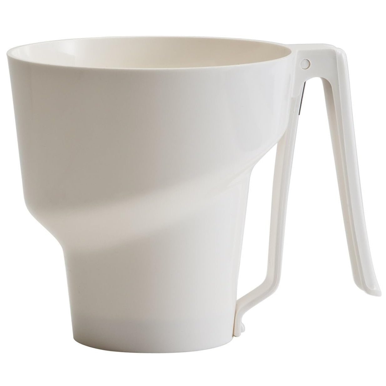 Hutzler Super Sifter, 3-Cup Simple One-Handed Sugar &#x26; Flour Sifter with Stainless Steel Screen