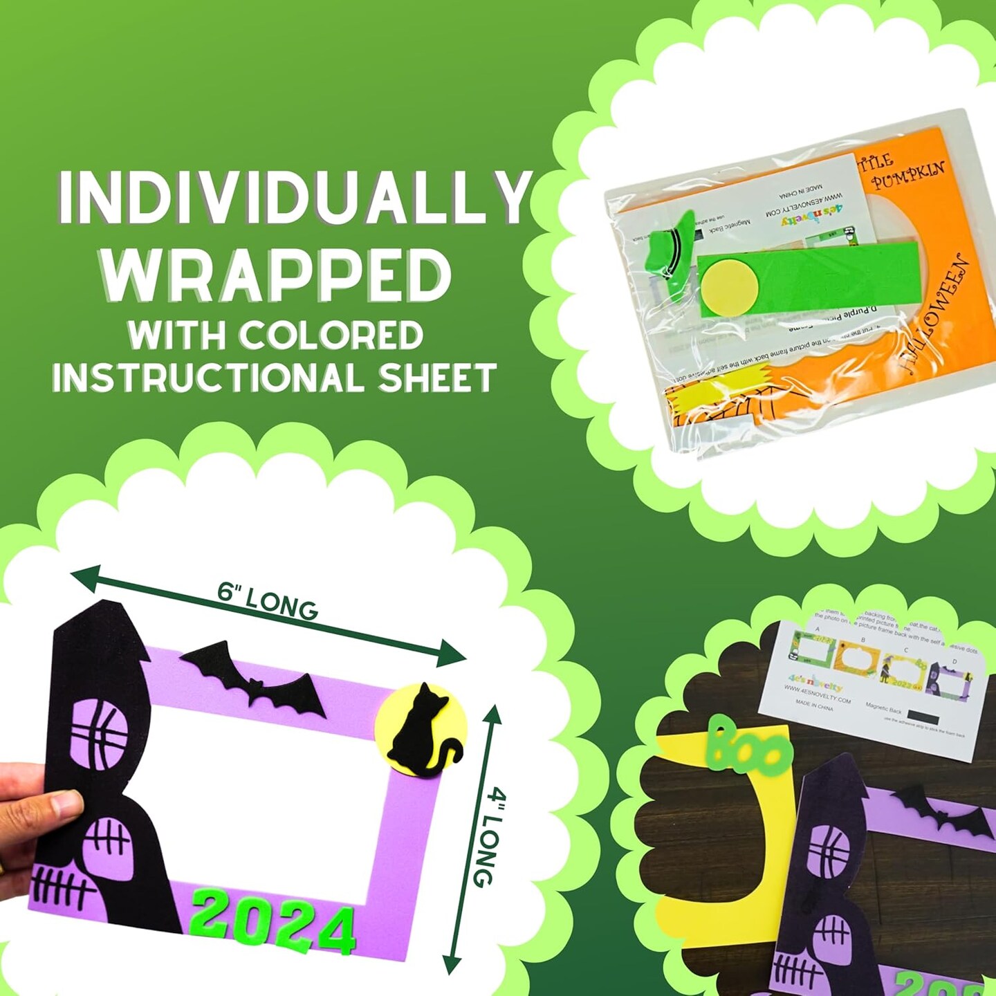 Halloween Picture Frame Craft Kit for Kids