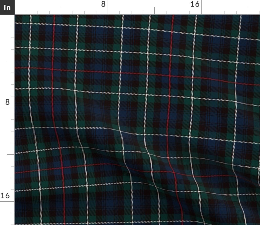 Tartan Plaid Geometric Squares Home Decor Checked Green Custom Printed Fabric by Spoonflower Various Fabrics by the Yard or Fat Quarter