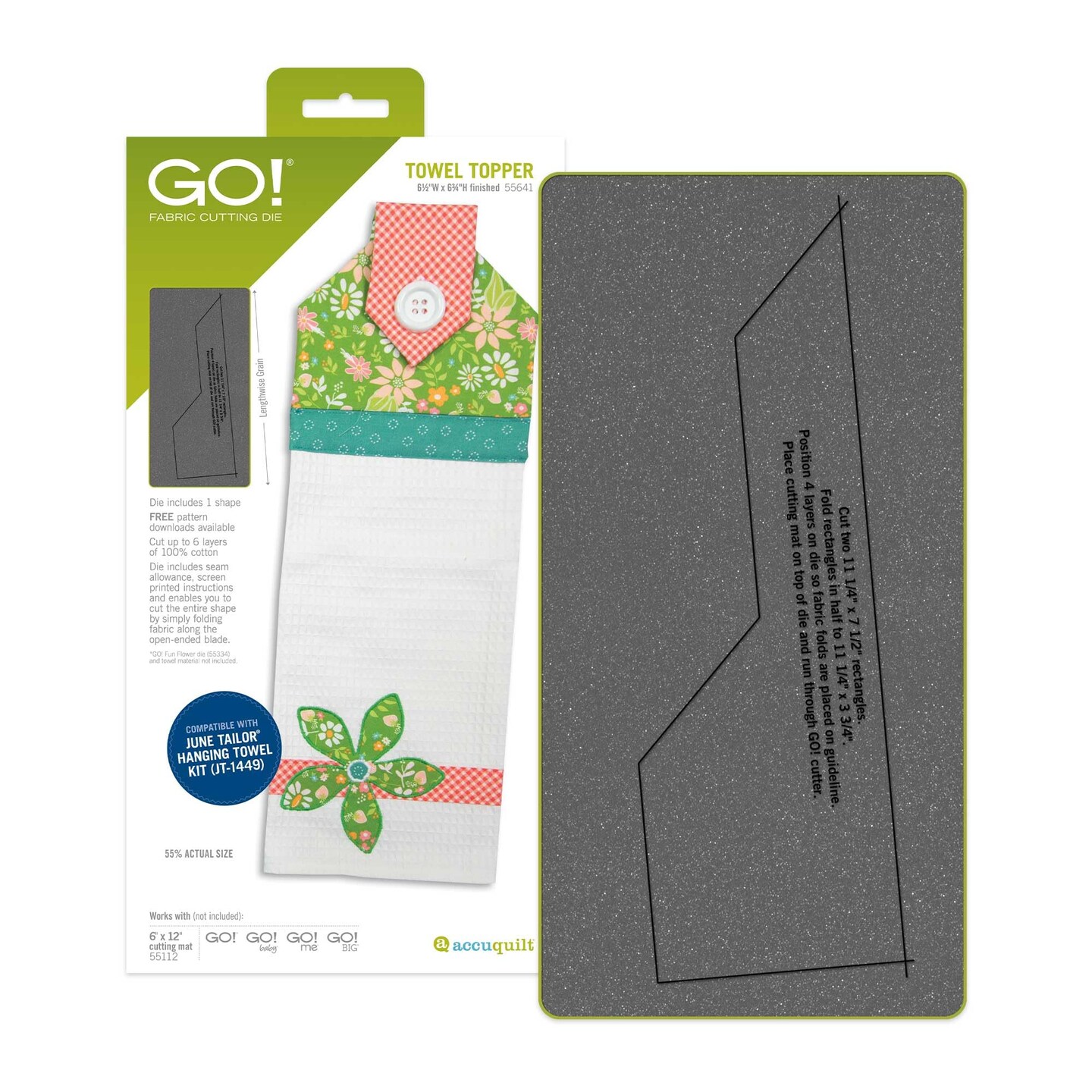 Accuquilt GO! Kitchen Essentials Die Bundle &#x2013; 2 Free Cutting Mats!