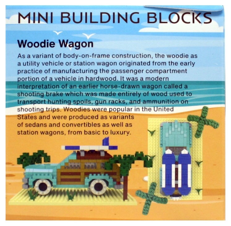 Mini Building Blocks - Woodie Wagon