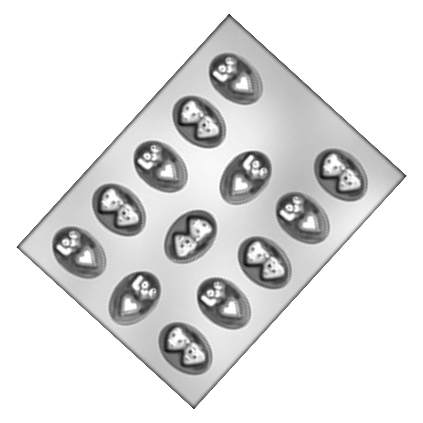 Lay-On Spoon Assortment Mint Chocolate Mold