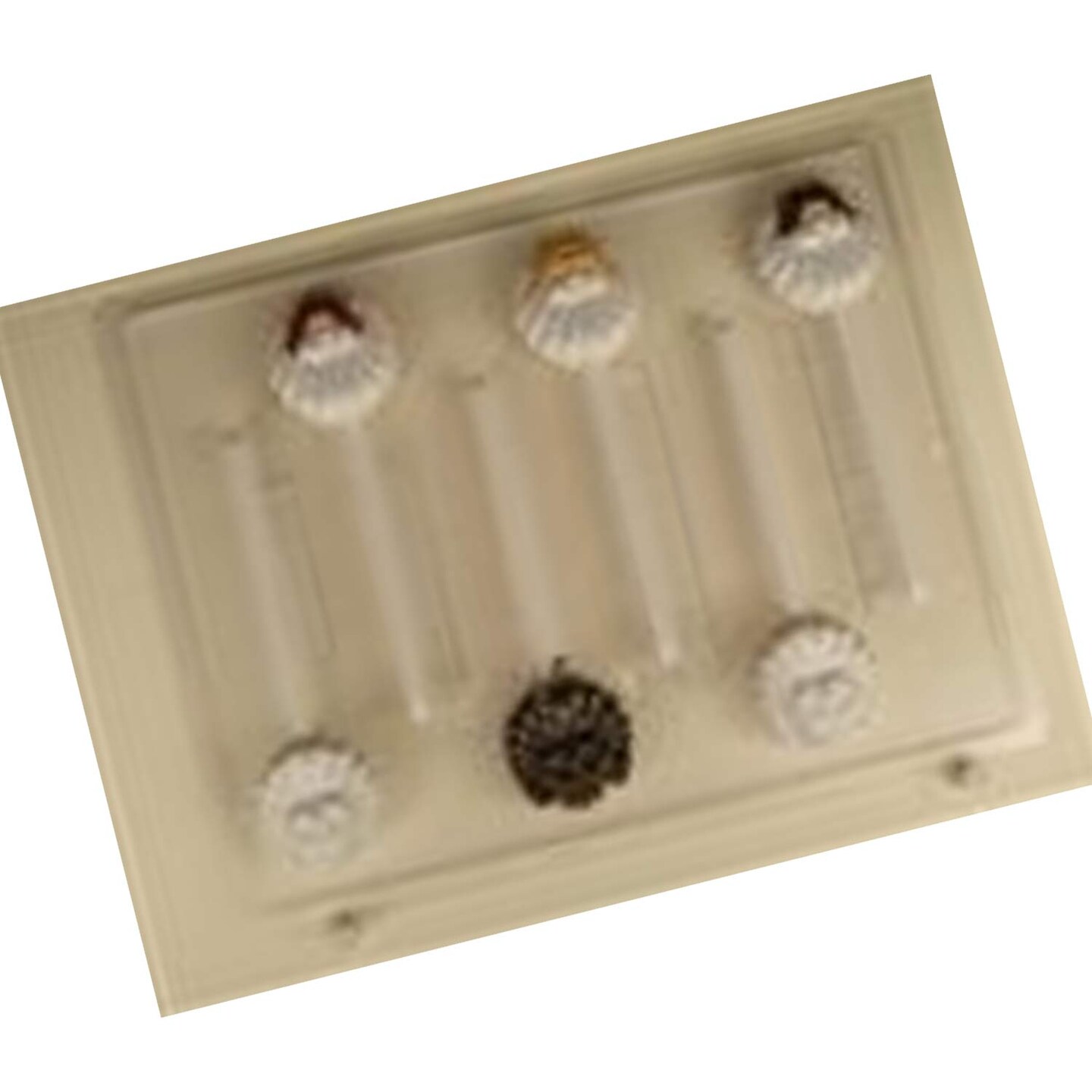 Shell with Small Angel Chocolate Sucker Mold for Holiday Treats