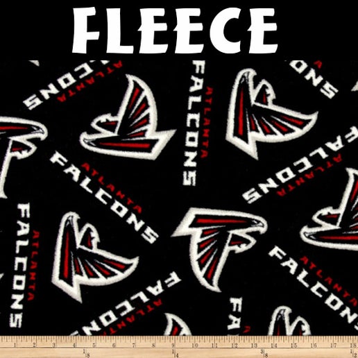 Licensed NFL Atlanta Falcons Fleece 6236-D Fabric by the Yard