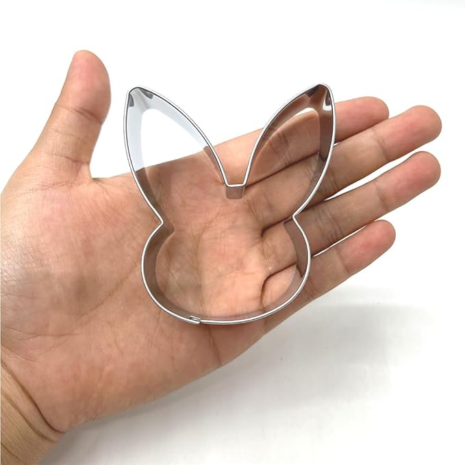 Easter Cookie Cutter Set, 3-pc, Egg, Bunny and Carrot, Stainless Steel
