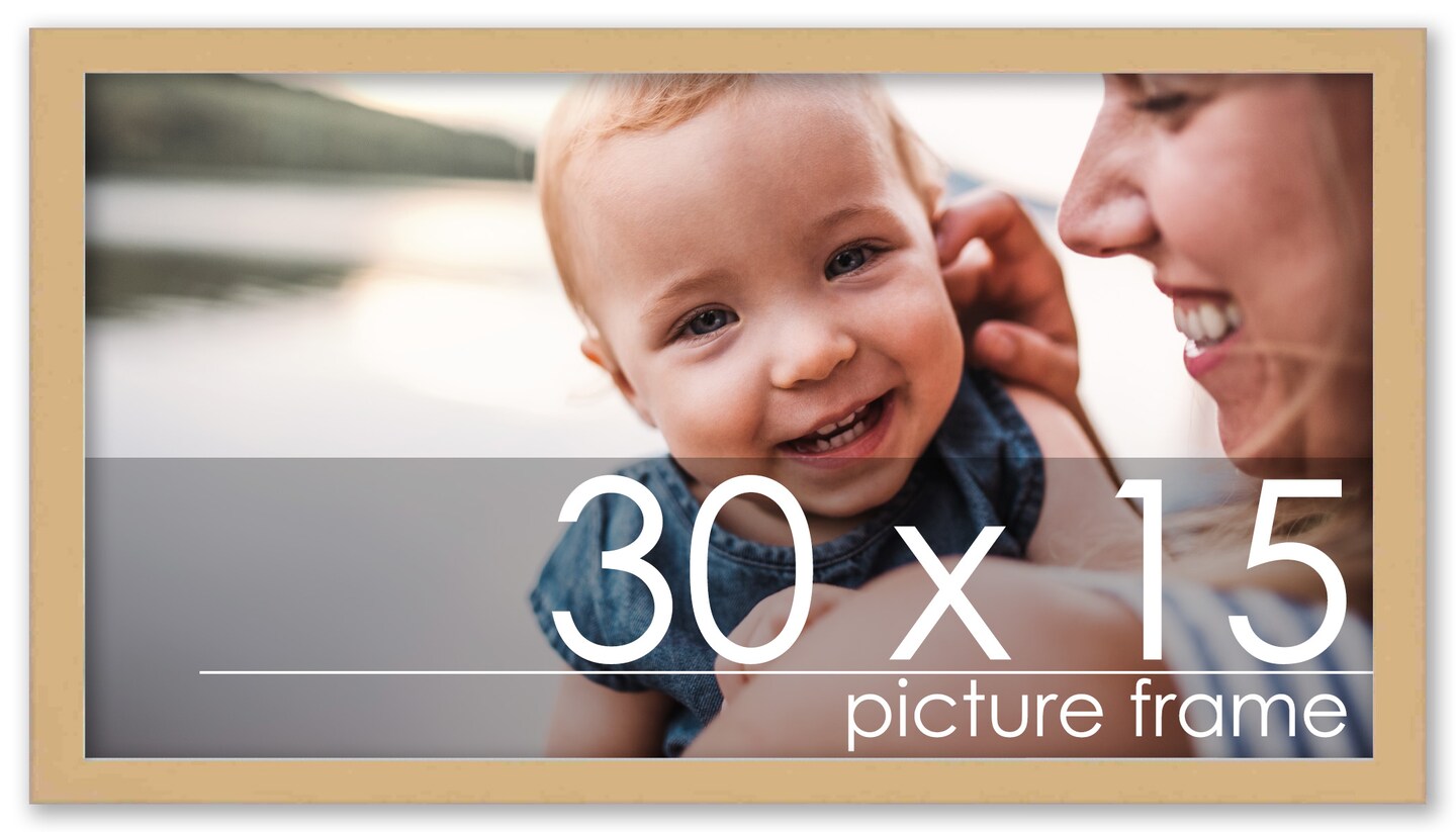 15x30 Minimalist Picture Frame with UV-Resistant Acrylic & Acid