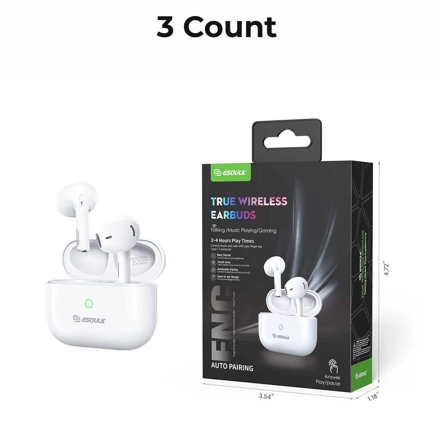 True Wireless Earbuds 12/48