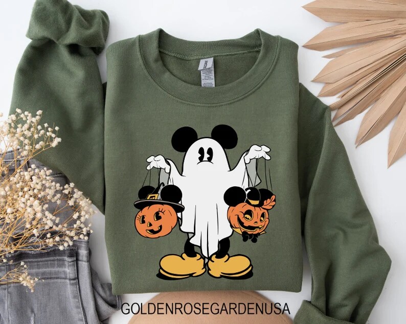 Halloween ghost mickey hotsell mouse bundle