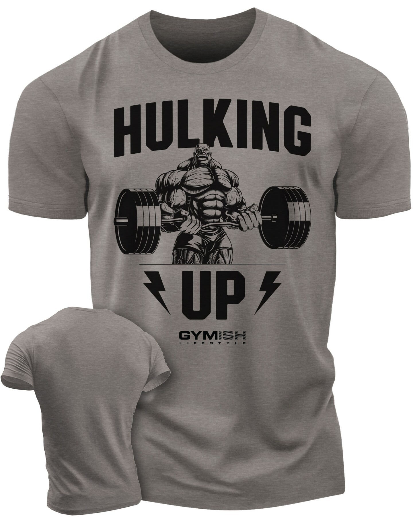 004. Always Hungry Workout Muscle Tank Top For Men - SM / Heather Grey