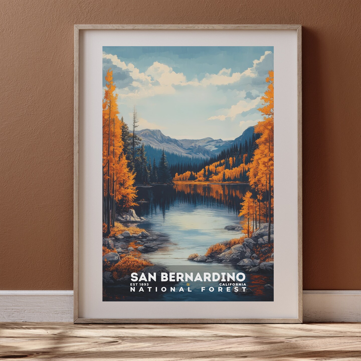 San Bernardino National Forest Poster, Travel Art, Office Poster