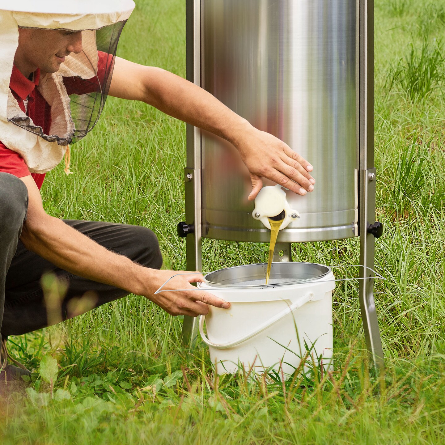 Honey Keeper Honey Strainer Double Sieve #304 Stainless Steel Beekeeping Equipment Mesh Filter Screen