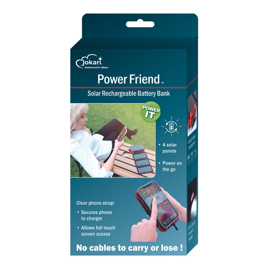 Power Friend&#x2122; - Solar Rechargeable Battery Bank
